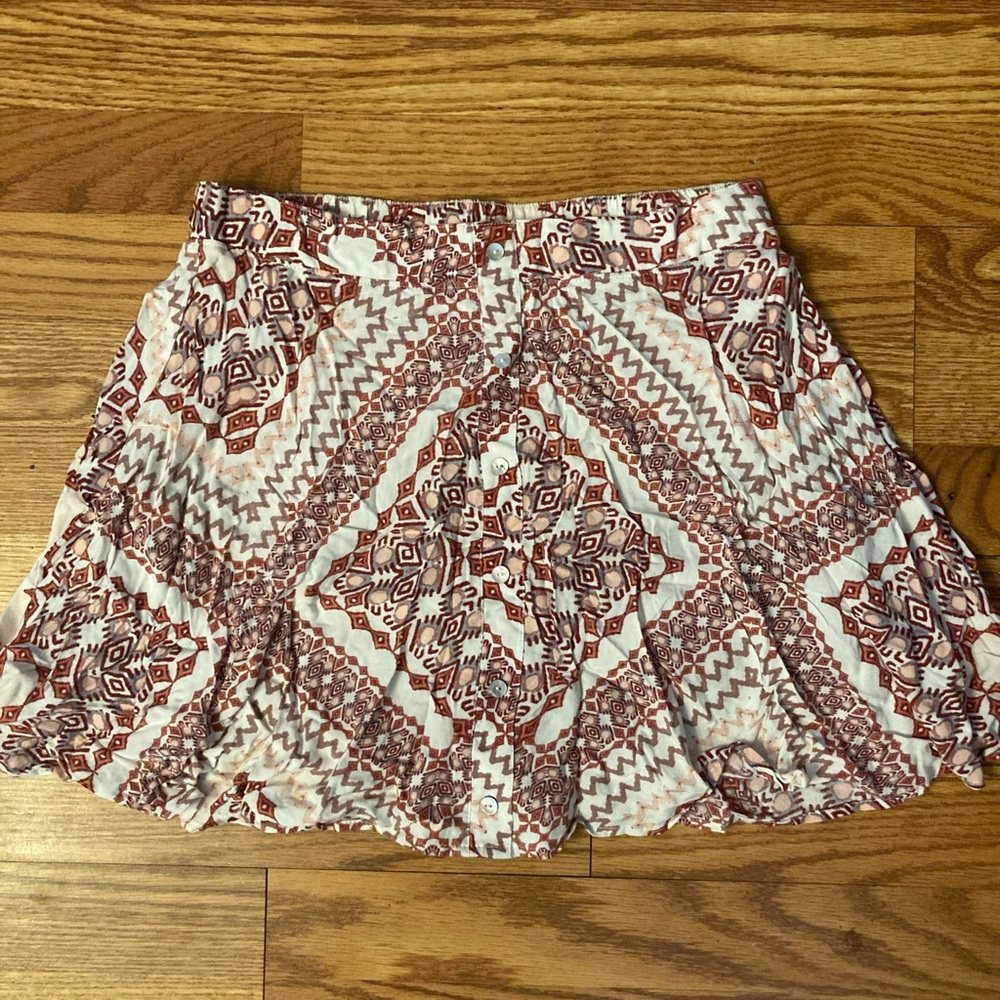 Express boho skirt skort